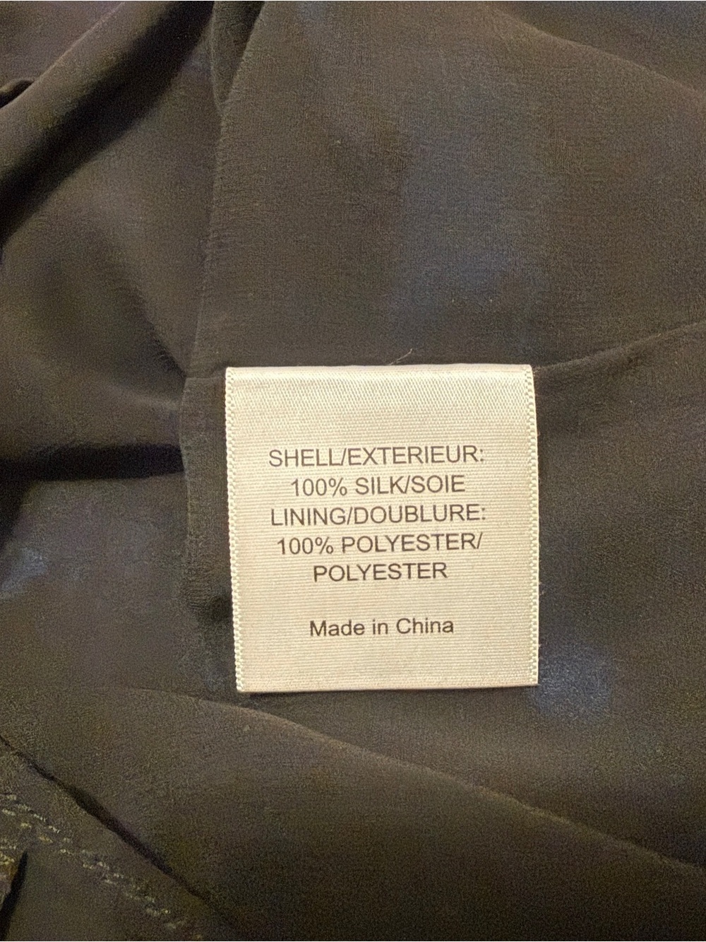 Tory Burch| 100% Silk Blue Black Abstract Print V Neck Cocktail Dress Size 6 - Picture 8 of 8